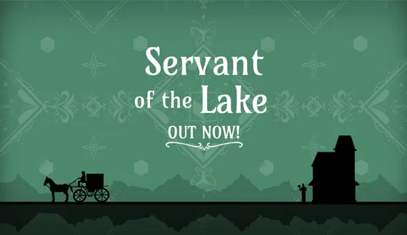 Servant of the Lake official launch banner art.
