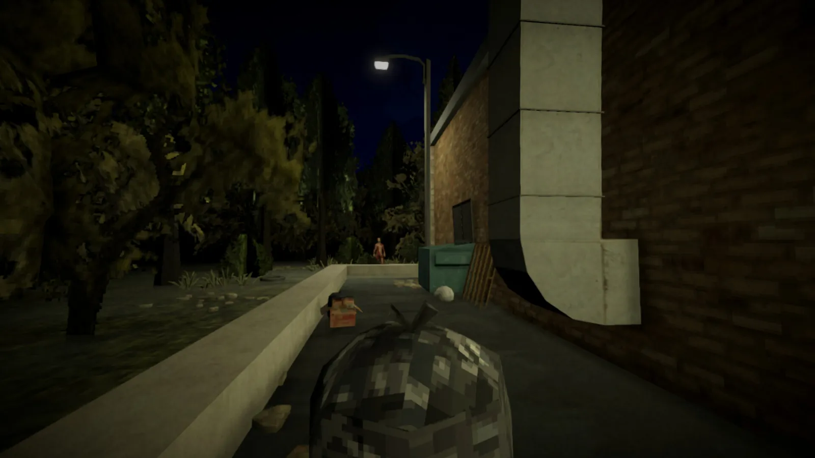 Shift At Midnight official gameplay screenshot — night shift at the gas station