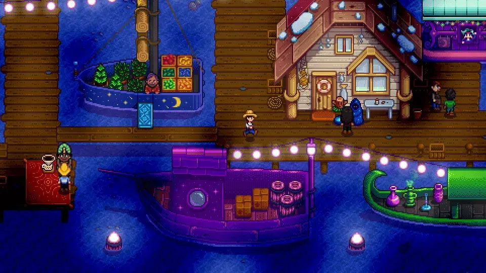 Stardew Valley Night Market (official site screenshot)