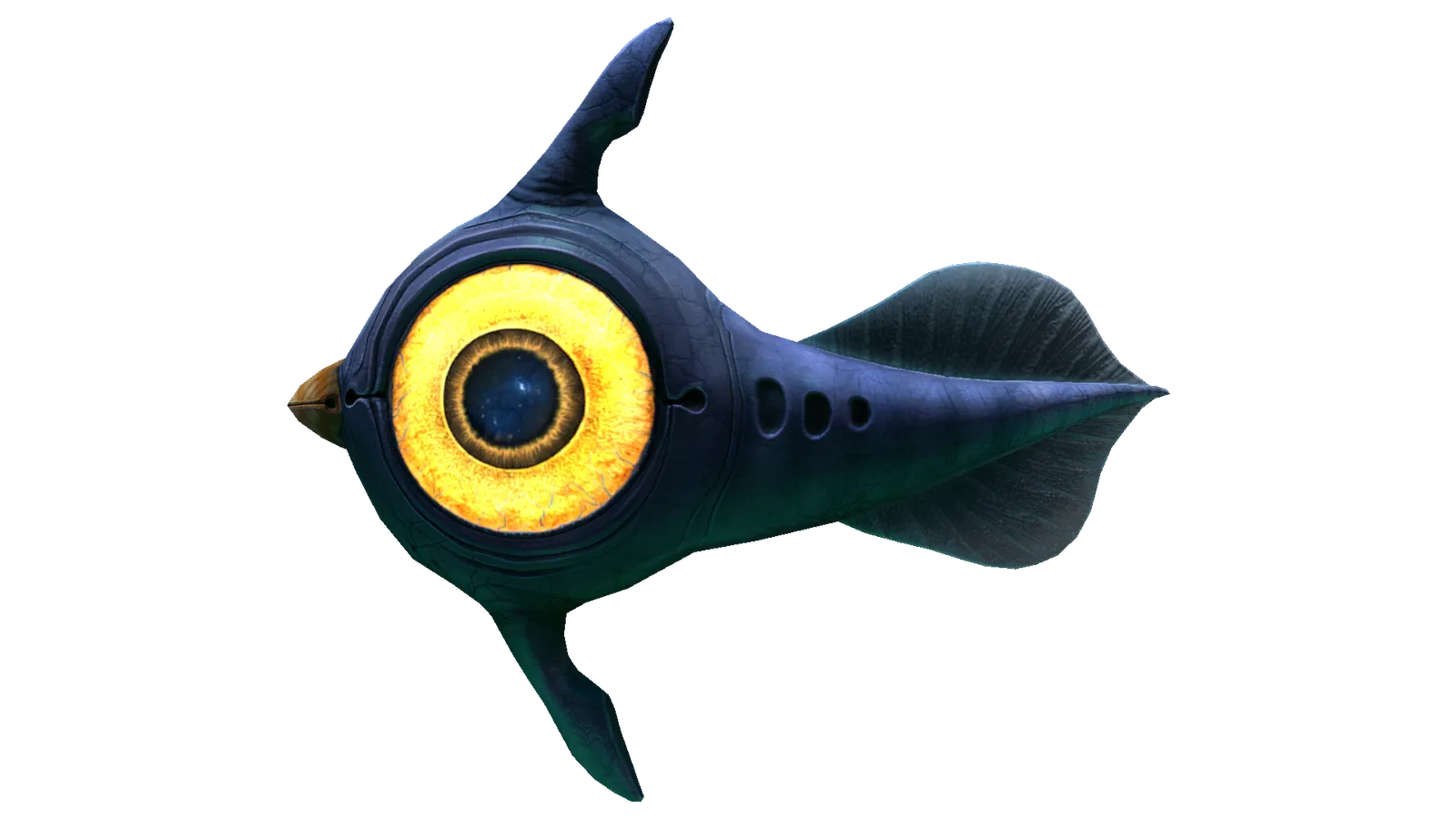 A Peeper fish swimming in Subnautica