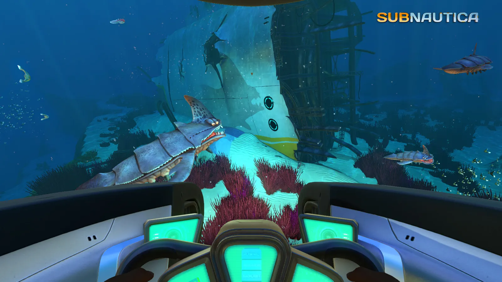 Official Subnautica gameplay screenshot from the Steam store page
