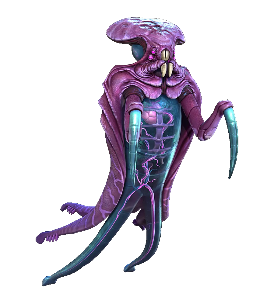 Crabsquid in its deep habitat — official Subnautica Wiki asset