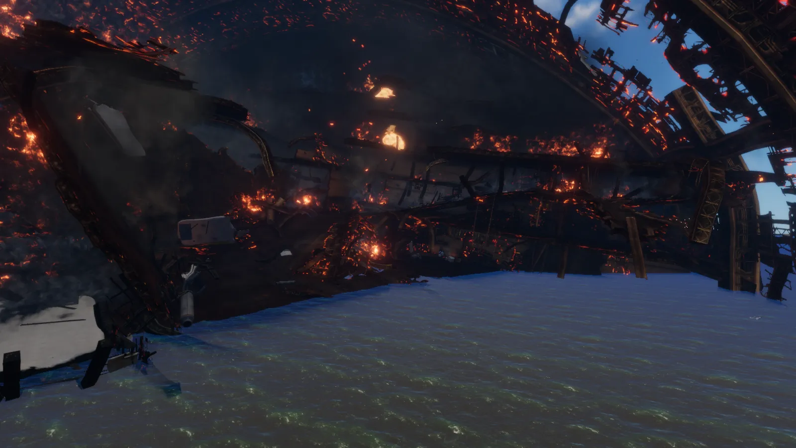 Official Subnautica gameplay screenshot of the Aurora crash site