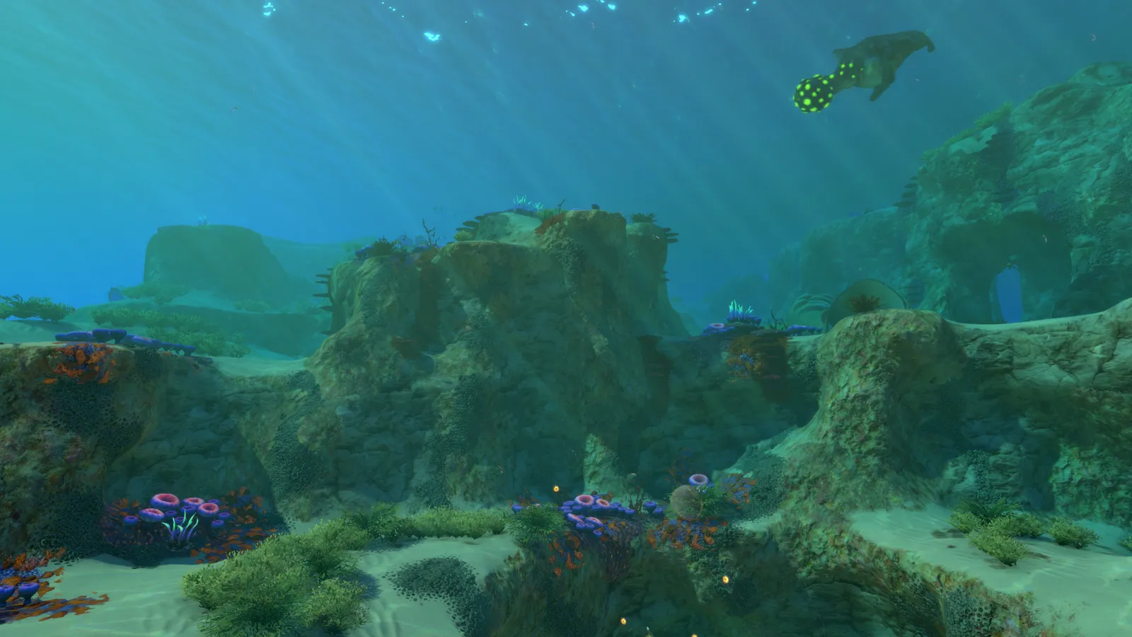 Official Subnautica gameplay screenshot of the starting area