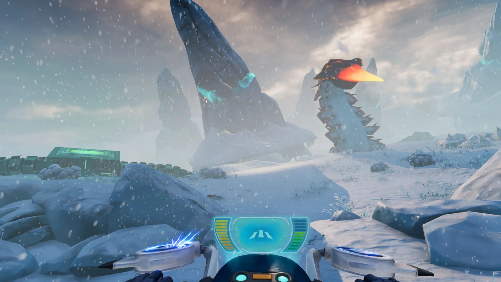 Official Subnautica Below Zero gameplay screenshot from the Steam store page