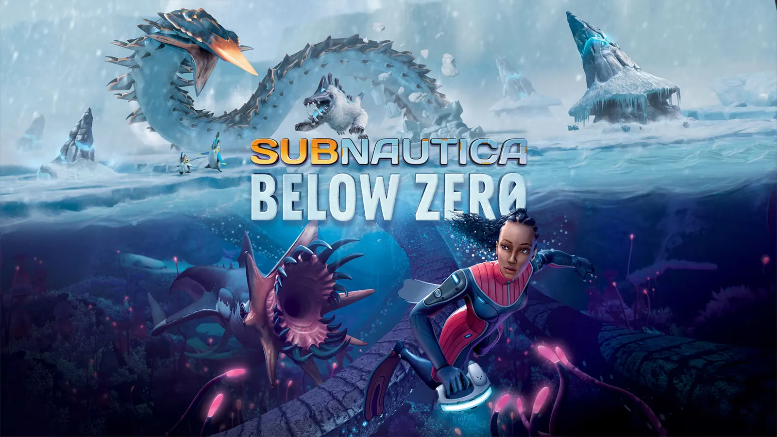 Official Subnautica Below Zero key art