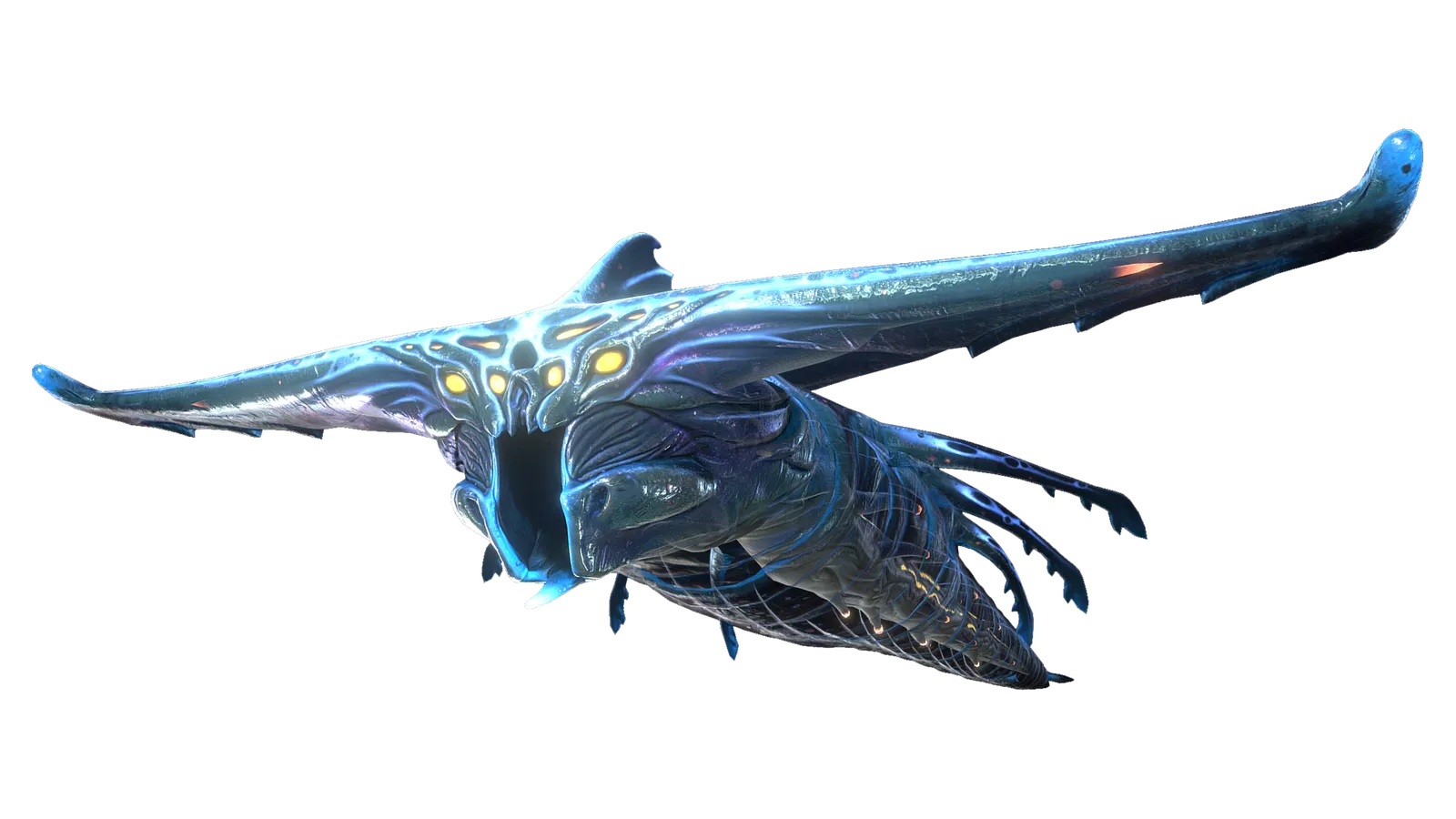 Official Subnautica wiki render of the Ghost Leviathan