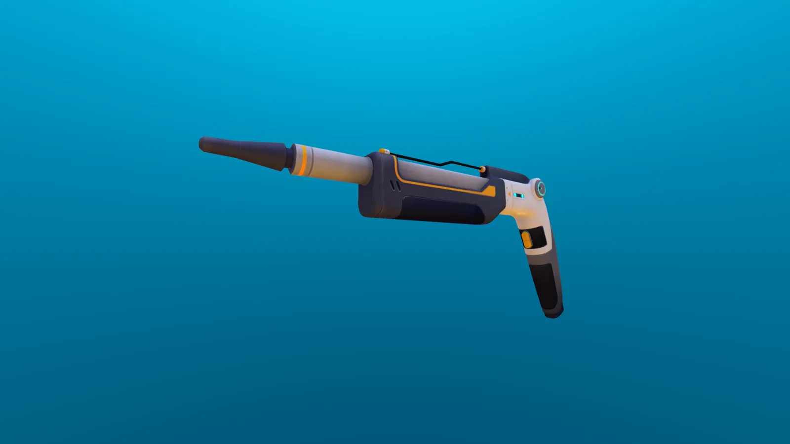 Official Subnautica wiki screenshot of the Laser Cutter in-game