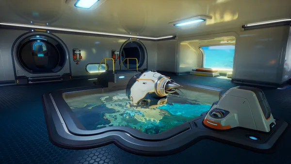 Official Subnautica gameplay screenshot from the Steam store page