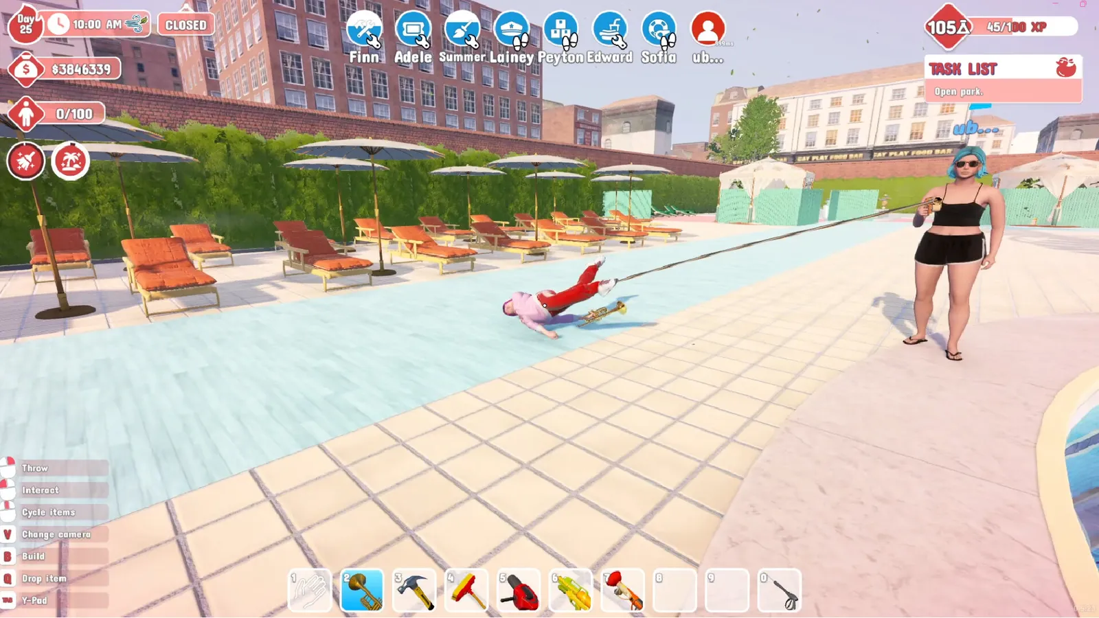 Waterpark Simulator — a new zone from the 1.0 update.