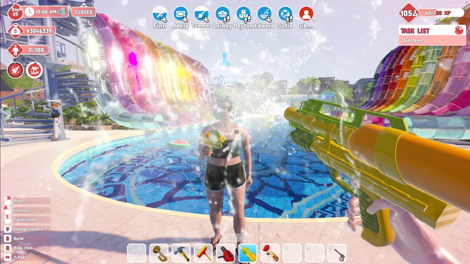 Waterpark Simulator official gameplay screenshot.