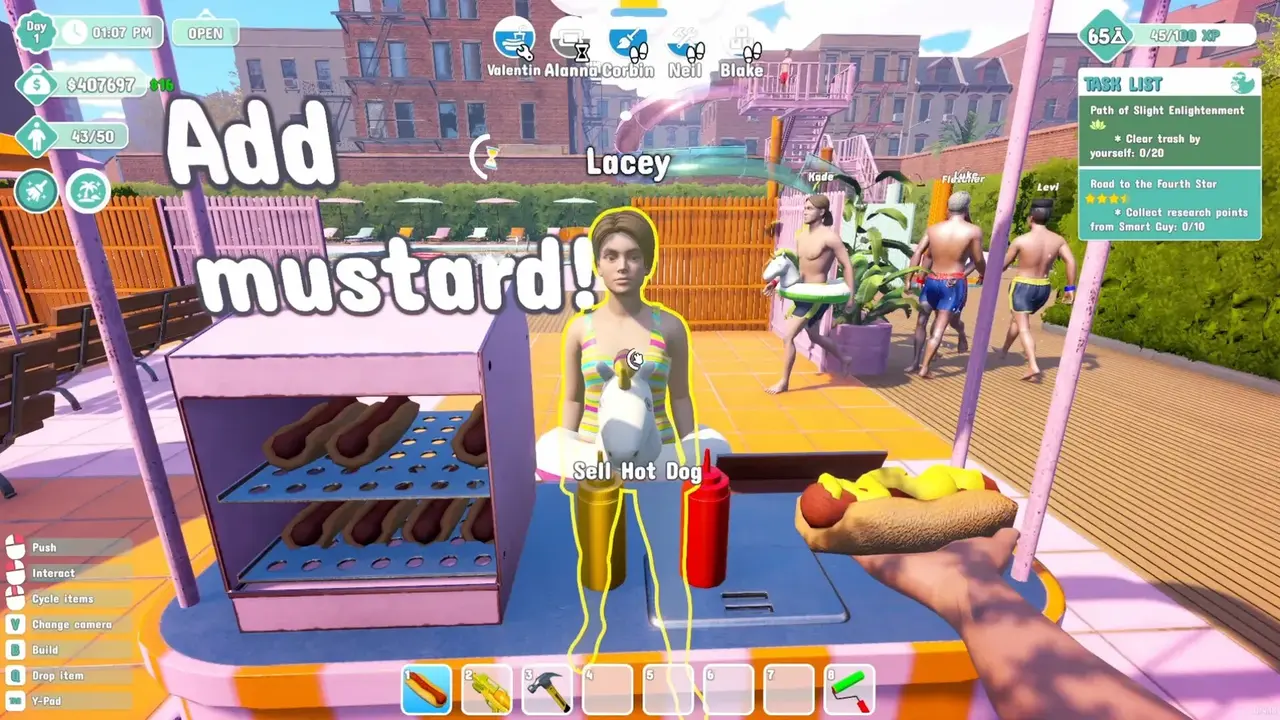 Waterpark Simulator official gameplay screenshot.