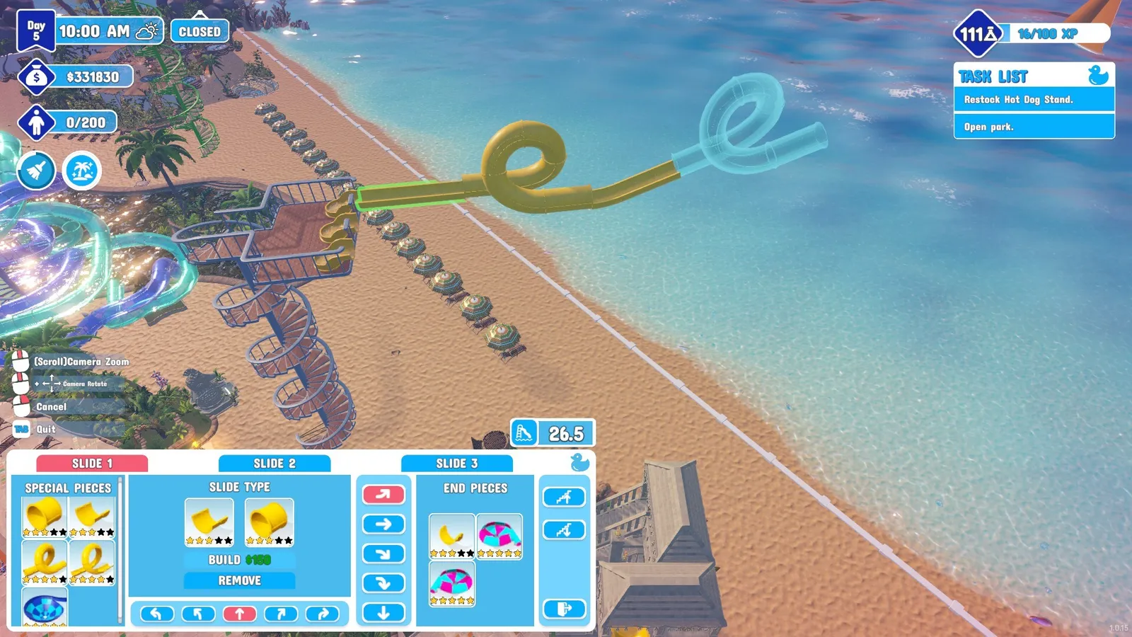 Waterpark Simulator official gameplay screenshot.